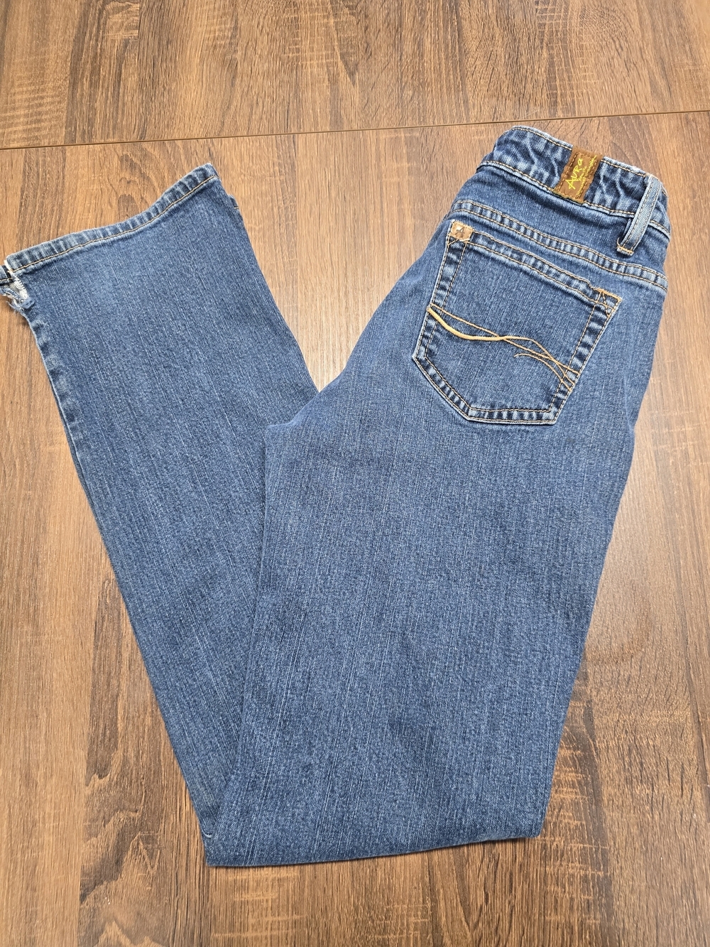 Wrangler Aura Women's Bootcut Jeans Size 4 Long Medium Wash Stretch Denim